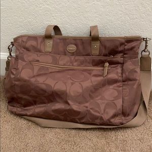 Coach baby bag